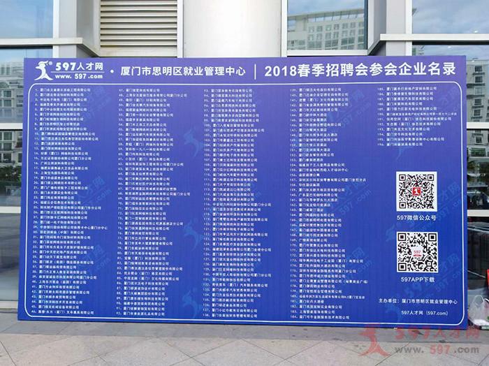 厦门597人才网最新招聘信息概览